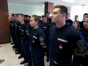 35 új rendőr állt szolgálatba megyénkben