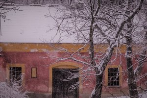 Pinceséta a havas Kesztölcön