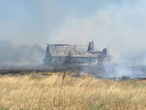 Húsz hektáron pusztított a tűz Esztergom-Kertvárosban