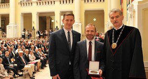 Bihari Pétert kitüntette a Műegyetem