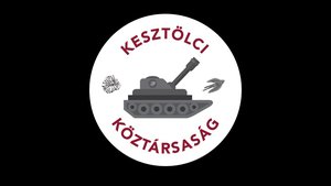 Itt a Kesztölci Köztársaság autós matricája