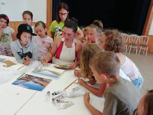 Festőpalánták a Művházban