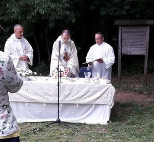 Csóka János rendfőnök atya misét celebrál