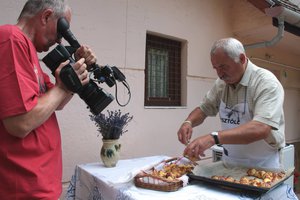 Simonek Antal a levendulás pogácsával