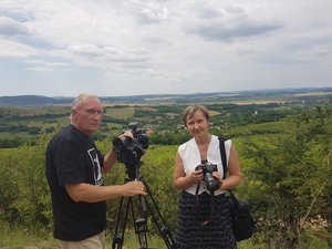 Móczár István operatőr és Róka Ildikó szerkesztő 