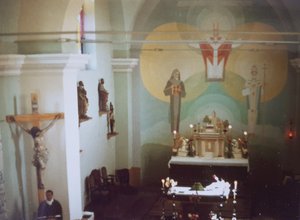 Az oltár a nyolcvanas években
