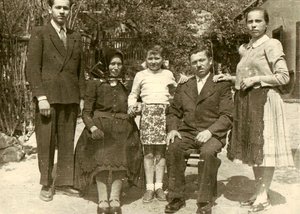 Kara János családja 1954