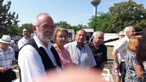 Vöröskői István, Radovics Istvánné, Kochnyák Sándor és Simonek Antal