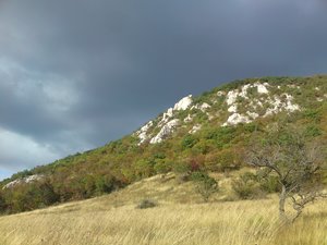 A Kétágú-hegy sziklái