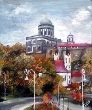 Esztergom (25x30 olaj)