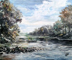 Tisza (25x30 olaj)